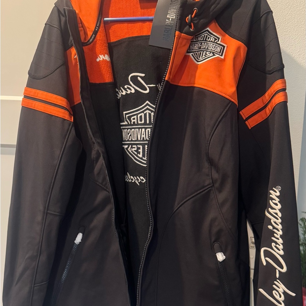 Harley-Davidson Black and Orange Performance Jackets - Picture 5 of 7